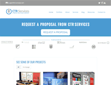 Tablet Screenshot of ctrservices.com